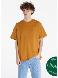 μπλουζάκι queens men`s essential t-shirt with tonal print mustard s