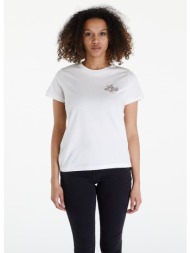 μπλουζάκι lee small logo tee ecru xs