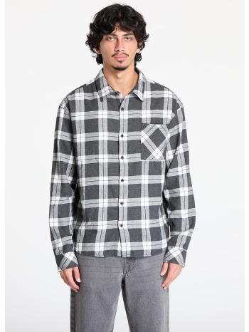 πουκάμισο urban classics boxy dark checked shirt grey/ σε προσφορά