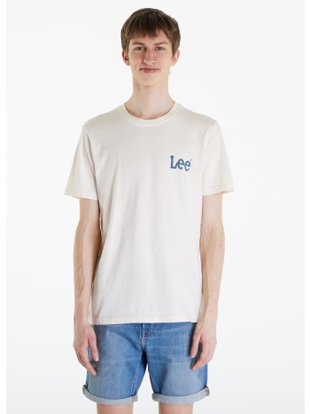μπλουζάκι lee medium wobbly lee tee ecru s σε προσφορά
