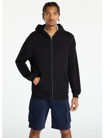 φούτερ urban classics organic full zip hoodie black s σε προσφορά