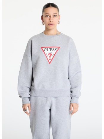 φούτερ guess jeans oversized iconic triangle sweat medium σε προσφορά
