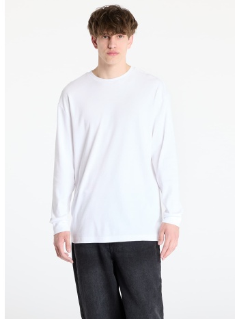 μπλουζάκι urban classics organic boxy rib longsleeve white m σε προσφορά