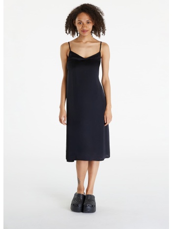 urban classics ladies viscose satin slip dress black m σε προσφορά