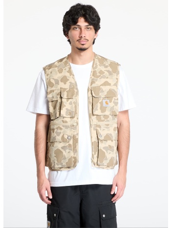 carhartt wip irwin vest unisex camo duck/ desert s σε προσφορά