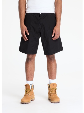 βερμούδες carhartt wip double knee short black rinsed 28 σε προσφορά
