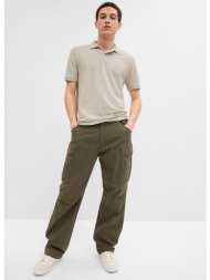 μπλουζάκι gap logo pique polo moonstone s