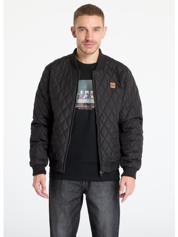 μπουφάν urban classics diamond quilt nylon jacket black s σε προσφορά