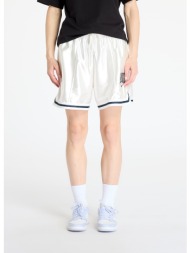 βερμούδες nike sportswear women`s loose mid-rise graphic shorts white xs