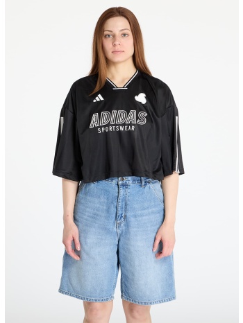 τζέρσεϊ adidas tiro cut 3 stripes oversized mesh jersey σε προσφορά