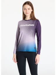 μπλουζάκι horsefeathers w quantum ls bike jersey iris fade out s