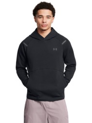 φούτερ under armour unstoppable fleece hooded eu black/ black s