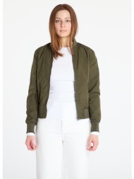 μπουφάν urban classics ladies light bomber jacket green xs