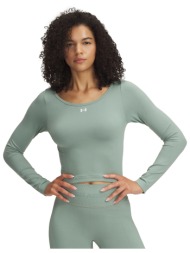 μπλουζάκι under armour vanish seamless ls tee silica green/ white xs