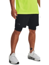 βερμούδες under armour vanish woven 2in1 sts black/ black/ pitch gray s
