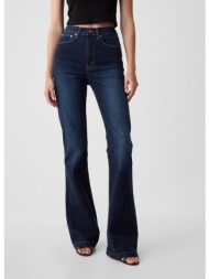 παντελόνια gap 70s flare high rise dk holzer jeans dark wash w31
