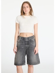 μπλουζάκι tommy jeans slim crop ton t-shirt white s