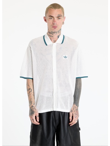 πουκάμισα adidas button down knitted shirt white/ wonder σε προσφορά