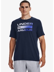 μπλουζάκι under armour team issue wordmark short sleeve t-shirt navy s