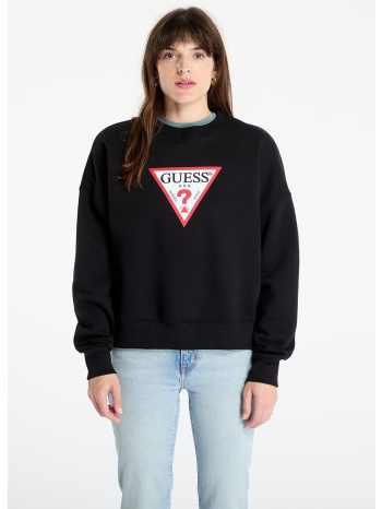 φούτερ guess originals oversized iconic sweatshirt jet σε προσφορά