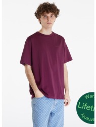 μπλουζάκι queens men`s essential t-shirt with tonal print bordeaux m