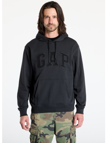 φούτερ gap logo hoodie black m σε προσφορά
