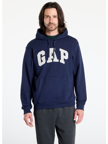 φούτερ gap logo hoodie navy l σε προσφορά