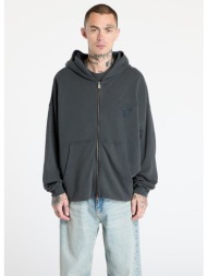 φούτερ new era chicago bulls washed full zip unisex white heather gray s