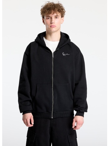 φούτερ karl kani chest signature essential zip hoodie black σε προσφορά