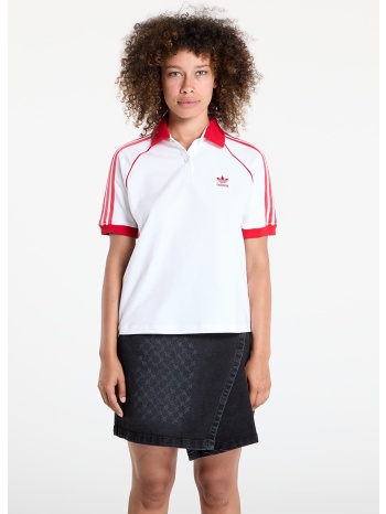 πουκάμισα adidas sst adicolor short sleeve polo white/