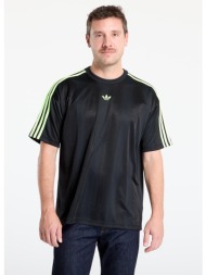 μπλουζάκι adidas adicolor jacquard jersey black / signal green s