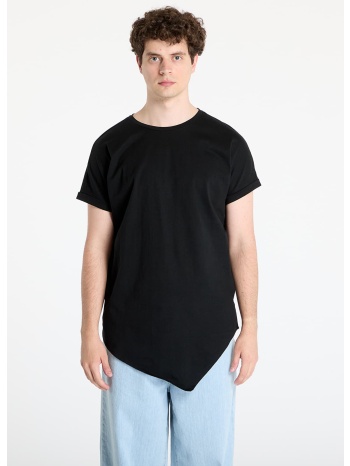 μπλουζάκι urban classics asymetric long tee black m σε προσφορά