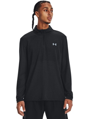 φούτερ under armour seamless stride 1/4 zip black s σε προσφορά