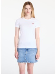 μπλουζάκι guess ss cn mini triangle white s