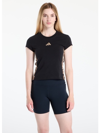 μπλουζάκι adidas w aop tee black/ multicolor/ warm sand l σε προσφορά