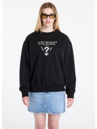 φούτερ guess roberta cn sweatshirt black xs