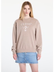 φούτερ guess roberta cn sweatshirt beige xs