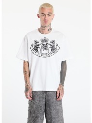 μπλουζάκι pleasures skull crest heavyweight shirt white xl