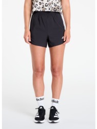βερμούδες adidas 3-stripes high waisted shorts black/ white s