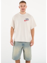 μπλουζάκι nike solo swoosh men`s t-shirt lt orewood brn xs