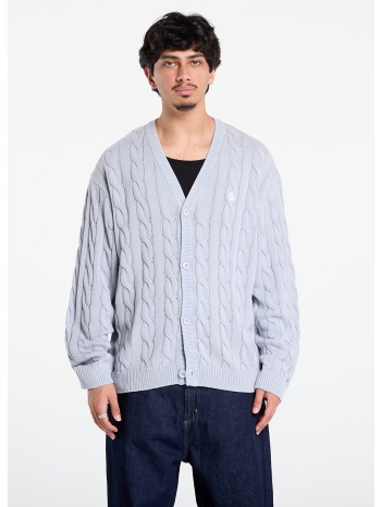 carhartt wip carter cardigan blue fog garment dyed s σε προσφορά