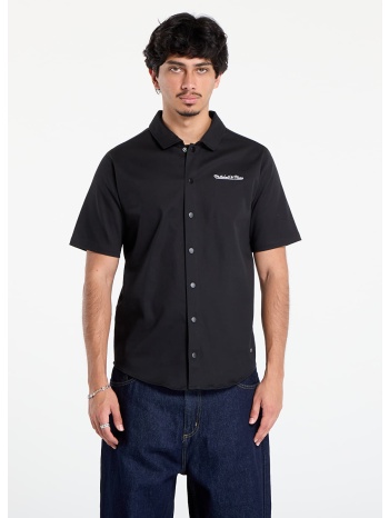 πουκάμισο mitchell & ness branded m&n ss button up black m σε προσφορά