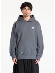 φούτερ adidas mercedes - amg petronas formula one team premium sweat hood dark grey heather l
