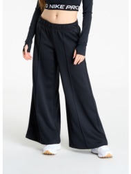 παντελόνια nike sportswear women`s mid-rise wide-leg track pants black/ black/ sail l