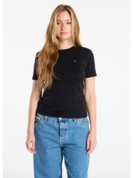 μπλουζάκι tommy hilfiger slim cody c-nk ss black l