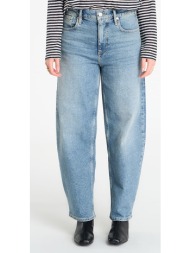 παντελόνια allsaints sadie barrel leg denim jeans washed indigo 25