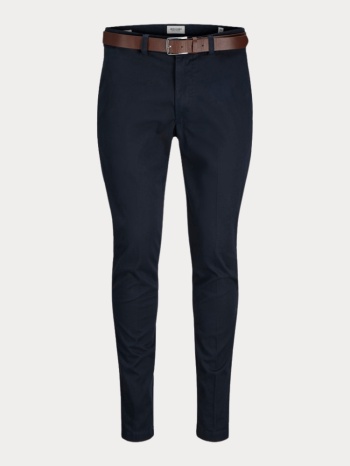 παντελονι jack & jones jpstmarco franco chino w belt dark σε προσφορά