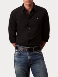 πουκαμισο calvin klein solid oxford classic black calvin klein