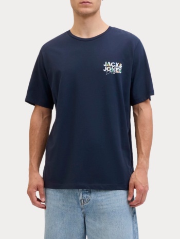 t-shirt jack & jones jjgeplas tee ss crew neck ln sky σε προσφορά