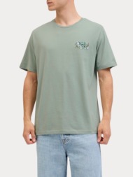 t-shirt jack & jones jjgeplas tee ss crew neck ln iceberg green jack&jones